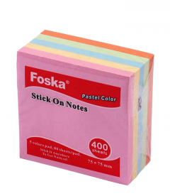 Post-it 400 feuilles bloc-notes autocollants papier couleur adhésif pour fournitures scolaires de bureau