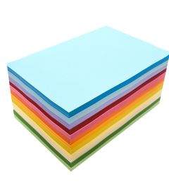 Papier couleur A4 de bonne qualité, 80 g/m², papier fait main, feuilles de papier couleur pour le bureau et l'artisanat