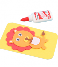 Colle blanche artisanale non toxique à forte adhérence 40ml pour fournitures scolaires et de bureau
