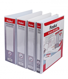 Classeur PVC A4, 3 anneaux 2,54cm