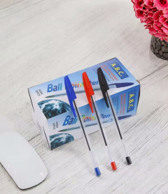 Stylo à bille en plastique non rétractable