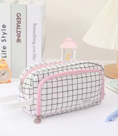 Trousseau Etui à crayons en toile grande capacité garçons et filles sac à crayons