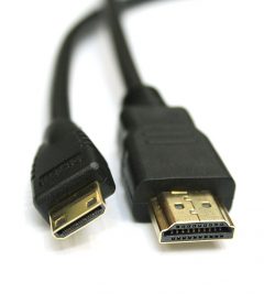 Câble HDMI haute vitesse mâle vers mâle HDMI, câble Mini HDMI 1,5 m